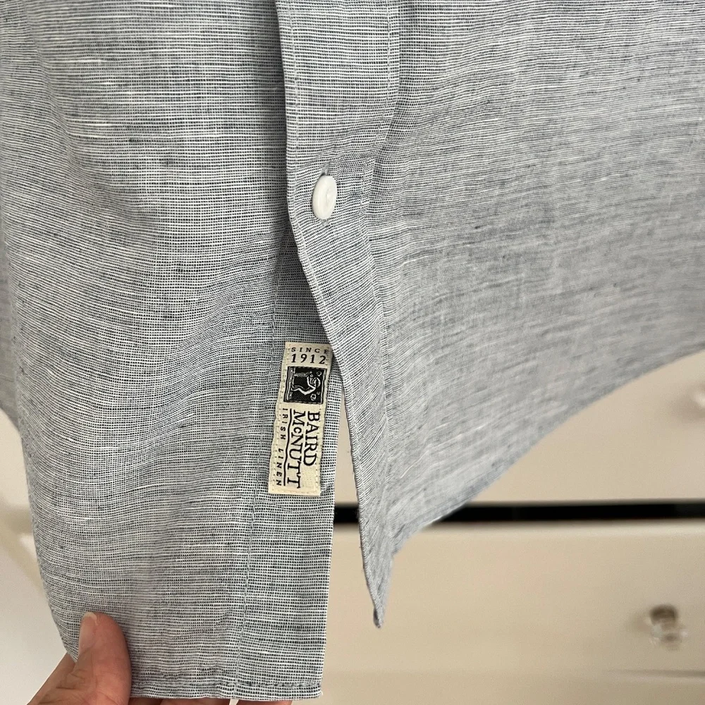 J. Crew Baird McNutt Linen Cotton Button Down Shirt XL